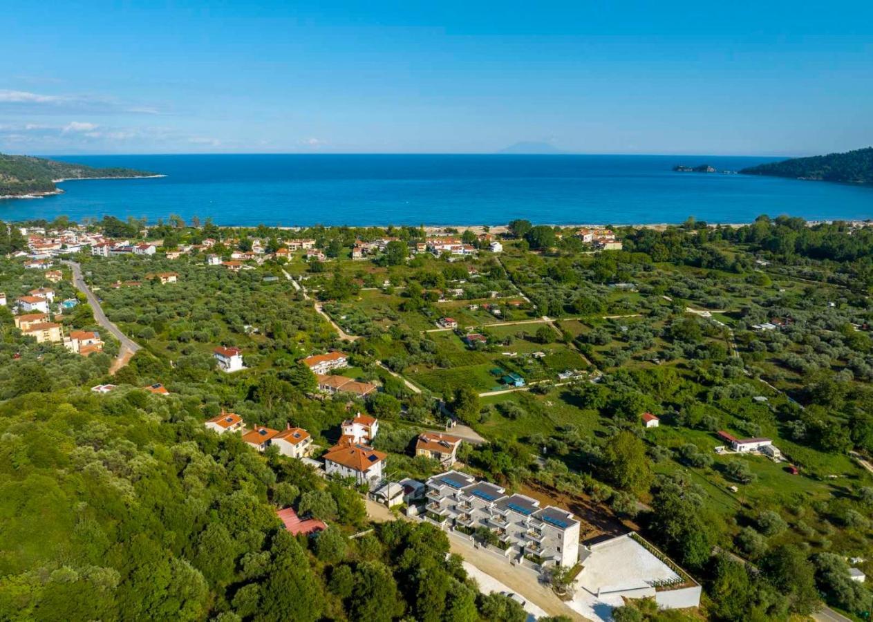 Toska Tower Aparthotel Chrysi Ammoudia Luaran gambar