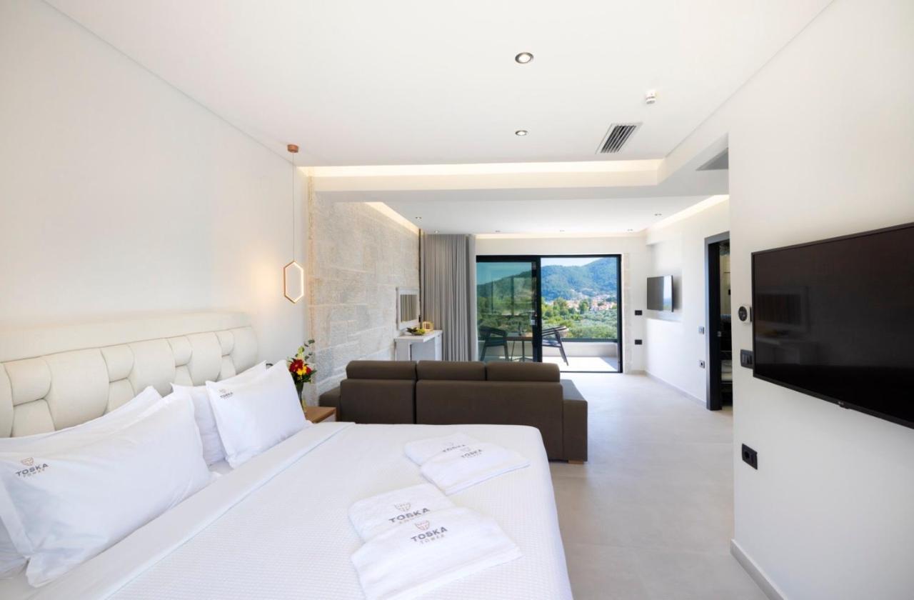 Toska Tower Aparthotel Chrysi Ammoudia Luaran gambar