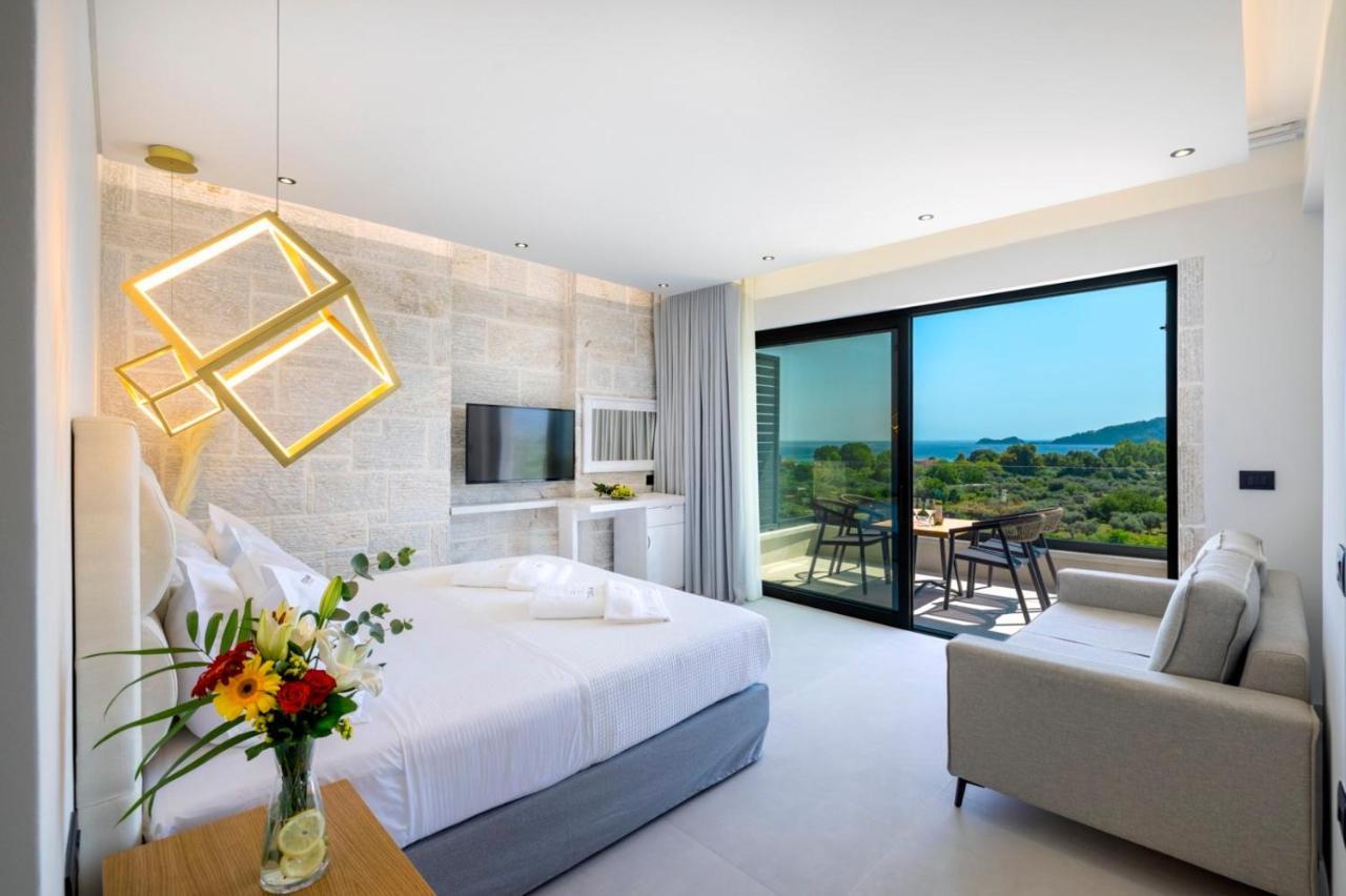Toska Tower Aparthotel Chrysi Ammoudia Luaran gambar